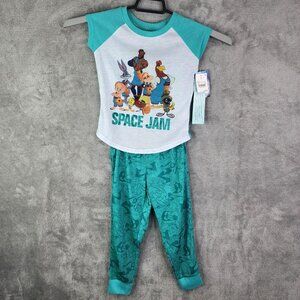 Space Jam 2pc Pajama Sleep Set A New Legacy Tune Squad Looney Tunes Size XS
